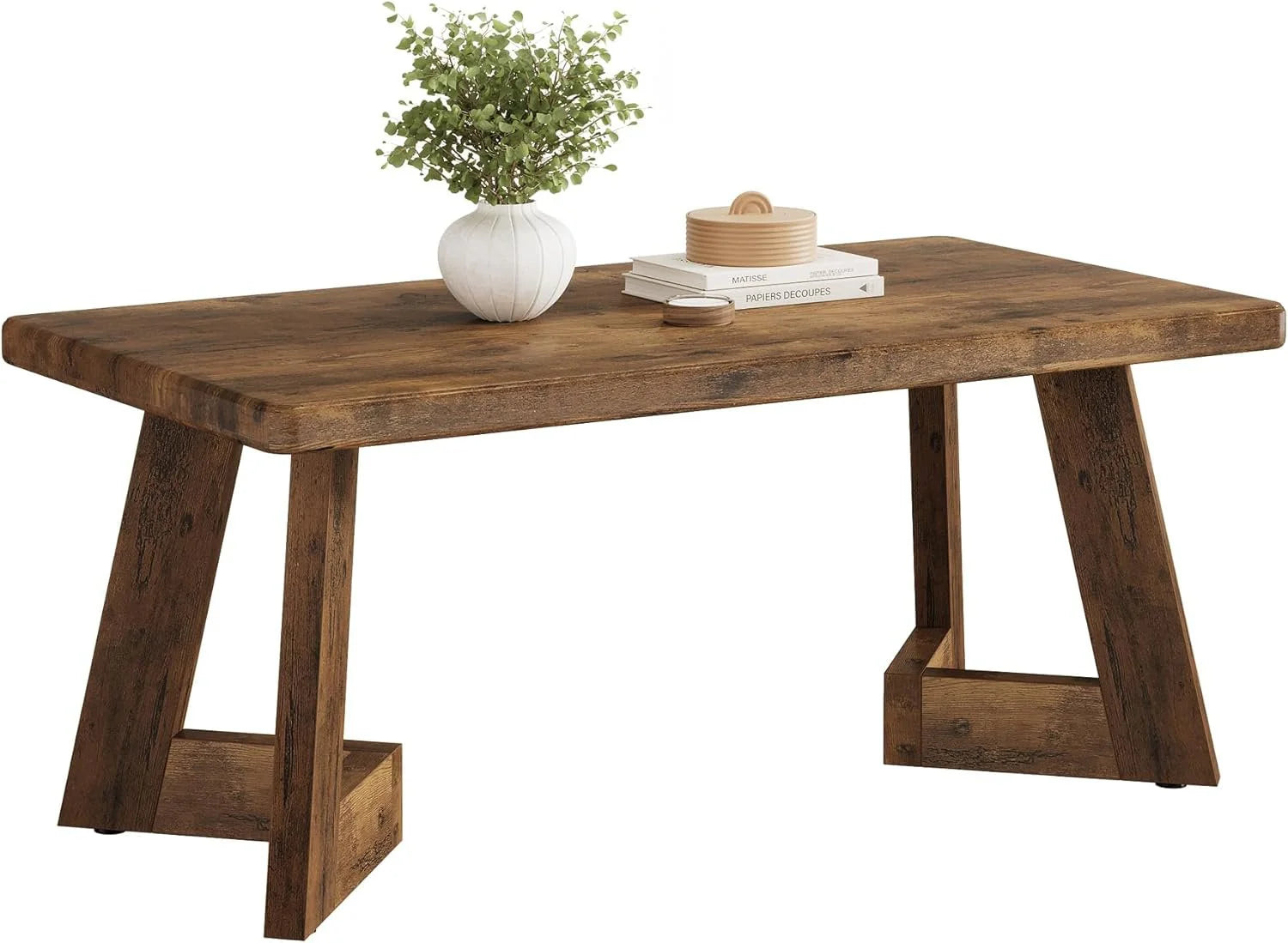 Couchtisch rustikal braun 120 x 60 cm