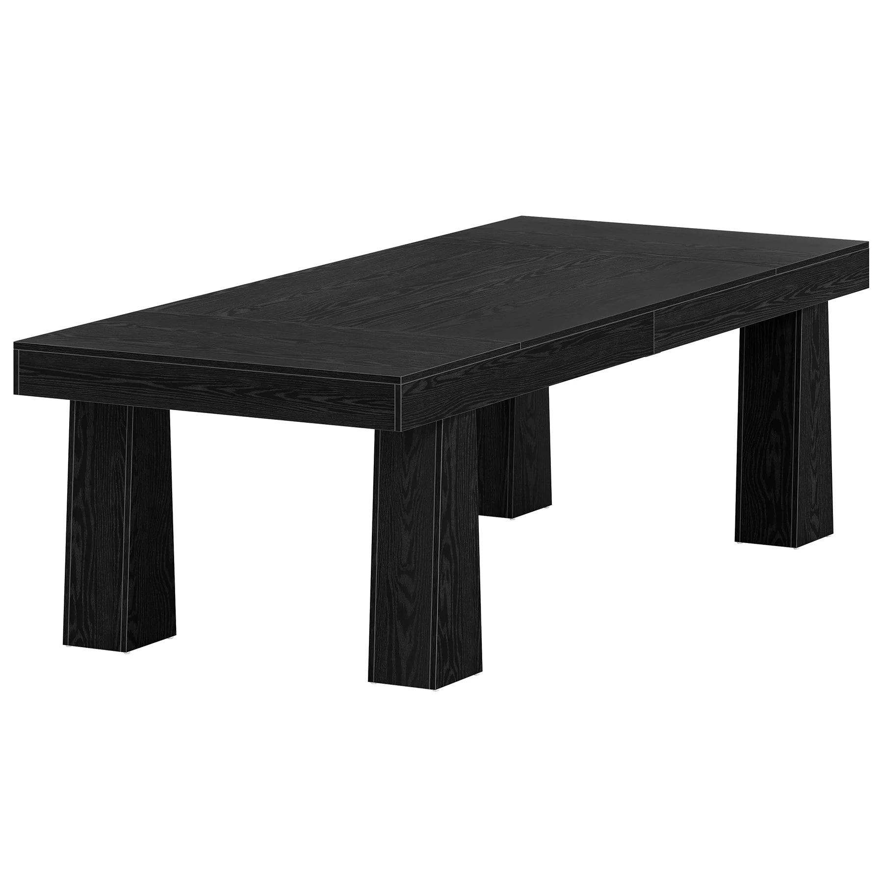 Computertisch 160 cm Industrial in Schwarz