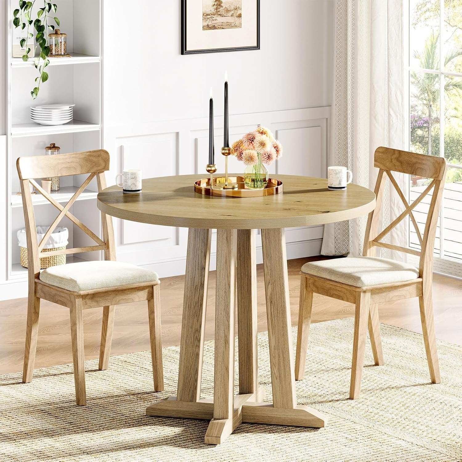 Runder Esstisch Farmhouse 80 cm