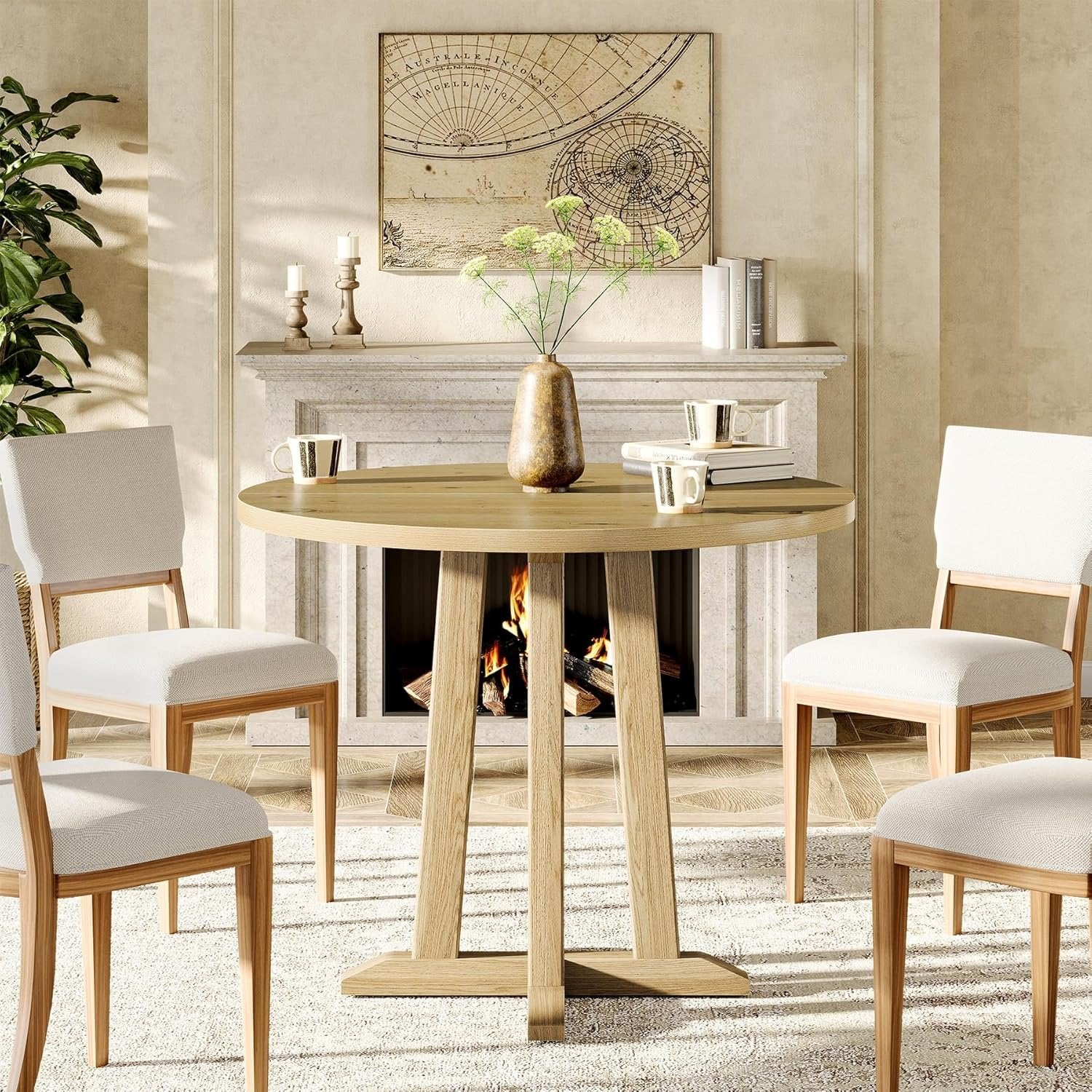 Runder Esstisch Farmhouse 80 cm