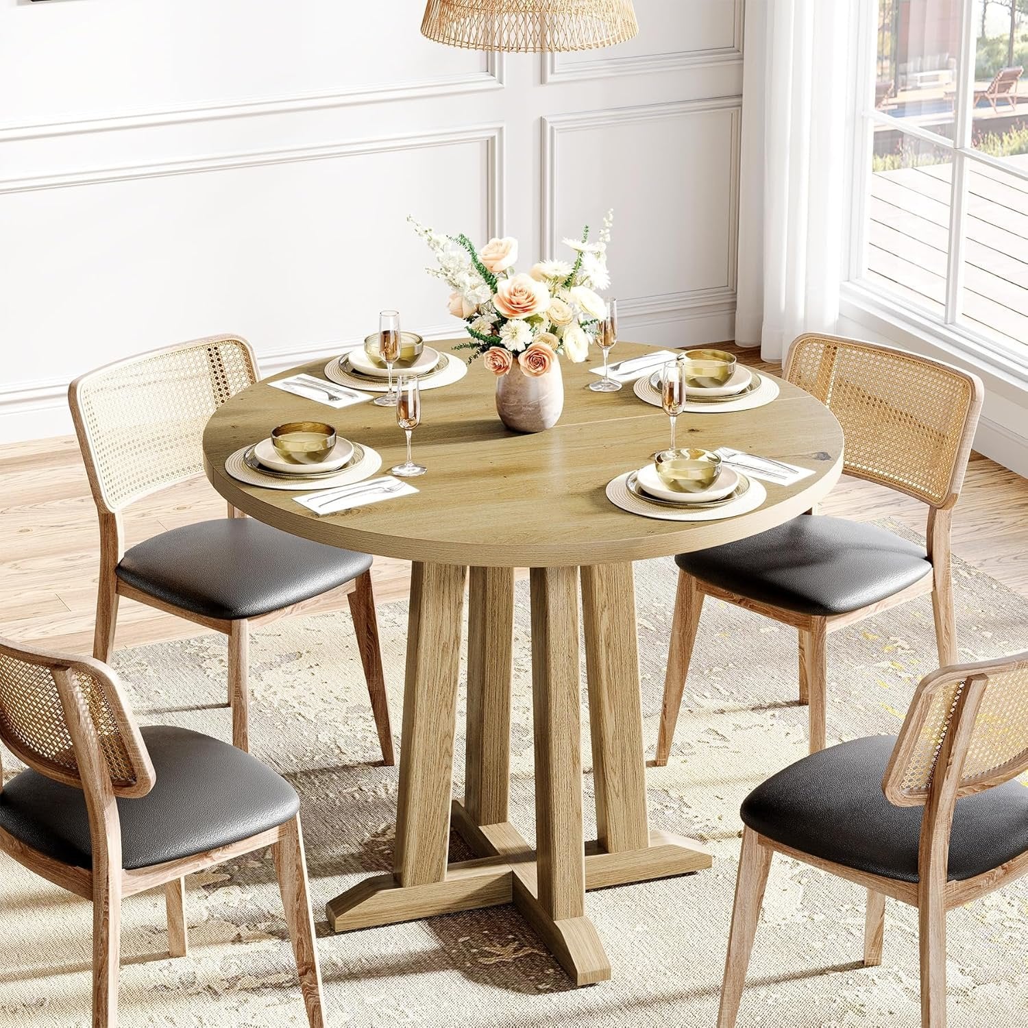Runder Esstisch Farmhouse 80 cm