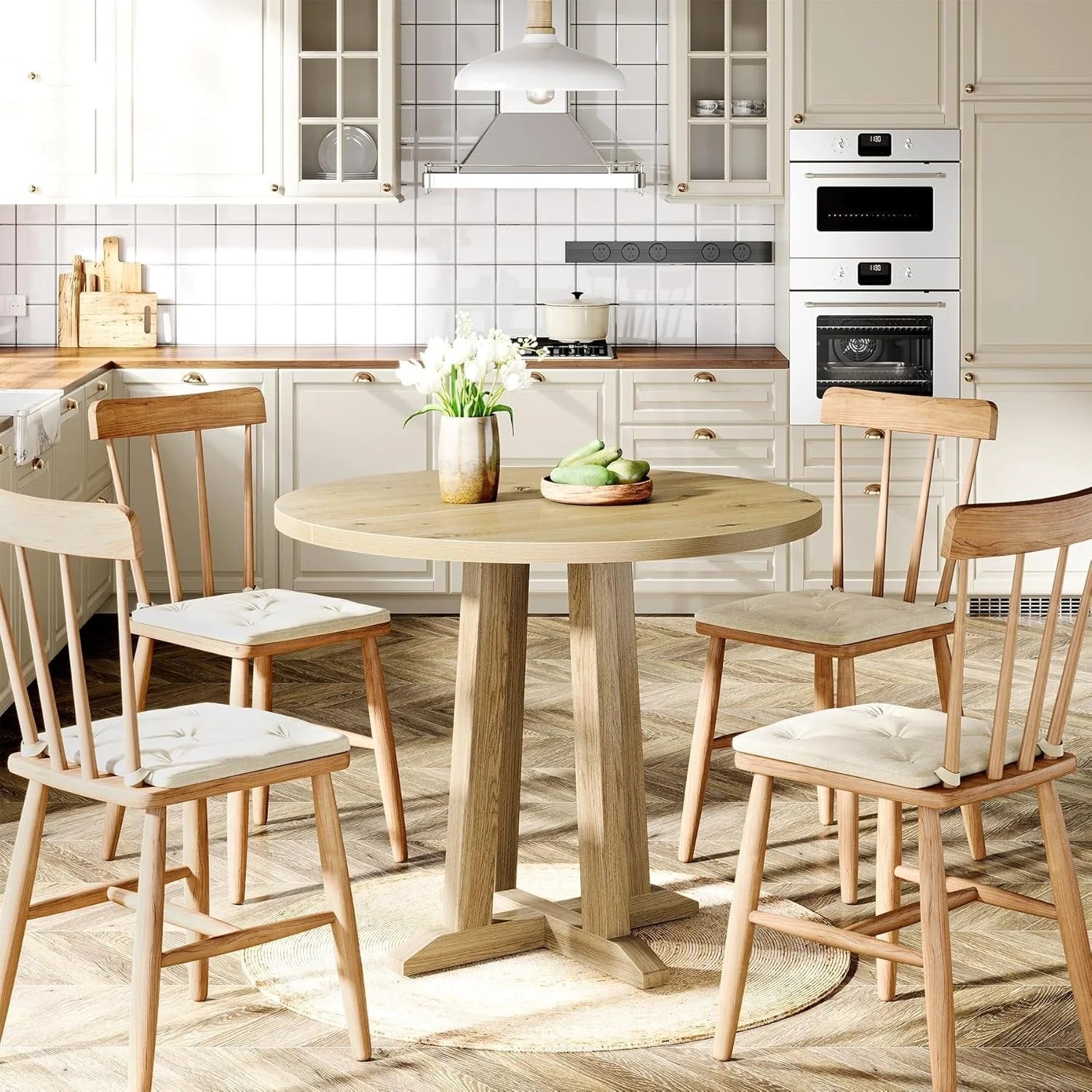 Runder Esstisch Farmhouse 80 cm