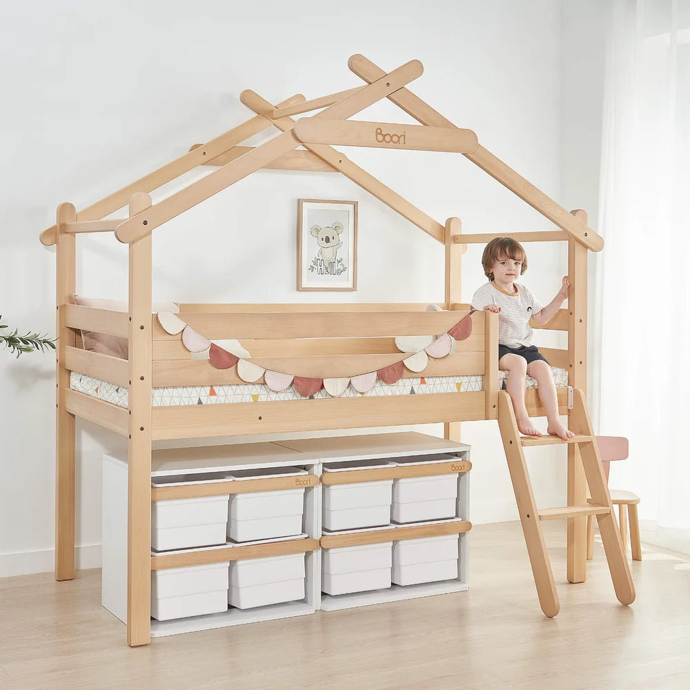 Boori Forest – Kinderhochbett mit Tipi-Dachkonstruktion (ab 6 Jahre)