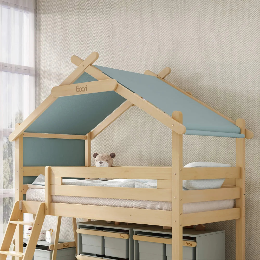 Boori Forest – Kinderhochbett mit Tipi-Dachkonstruktion (ab 6 Jahre)