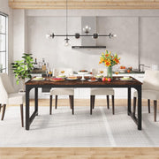 Industrieller Esstisch 180 × 90 cm für 6–8 Personen