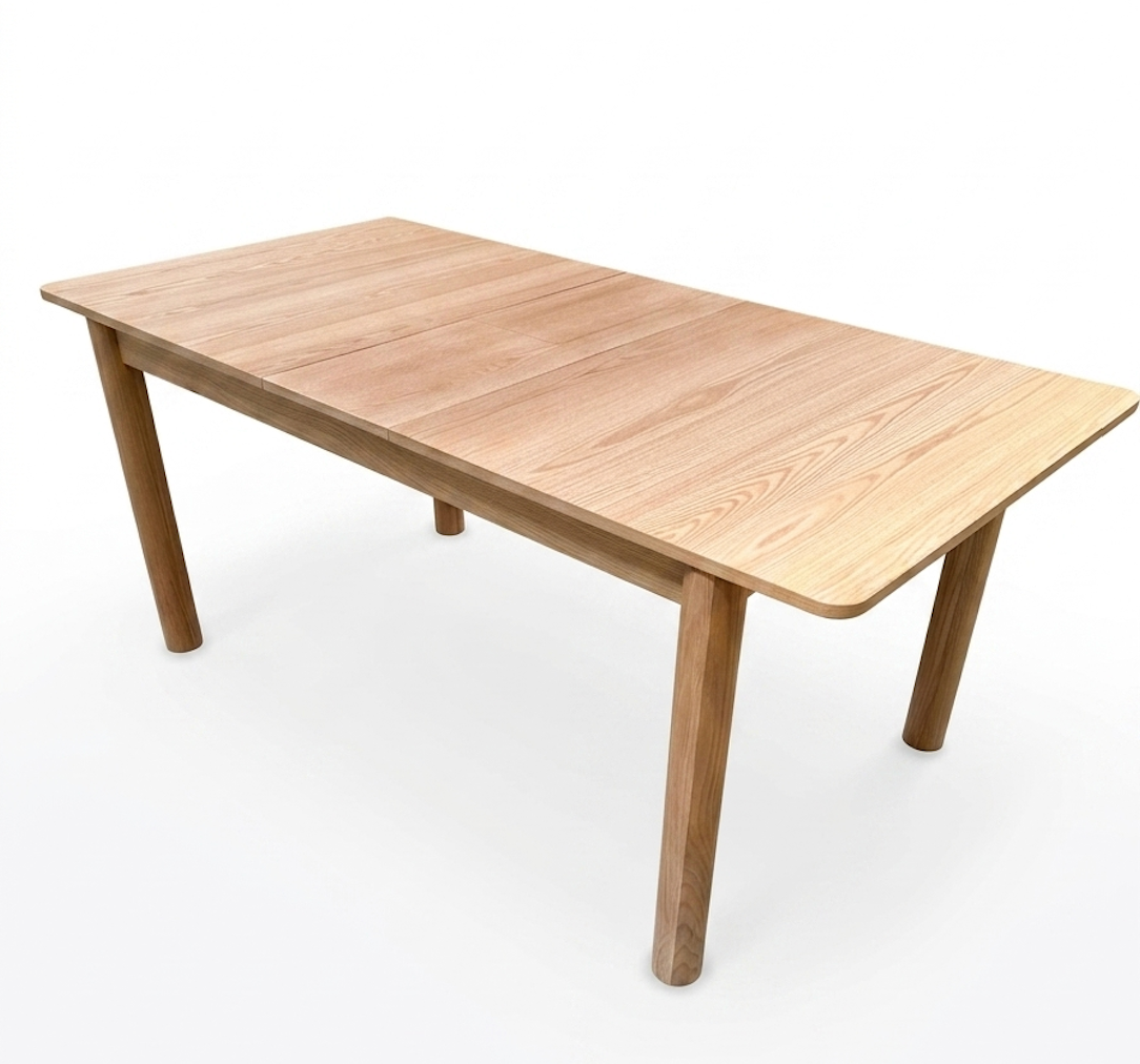 Esstisch ausziehbar 150-180 cm Eiche Furnier 6 Personen Modern