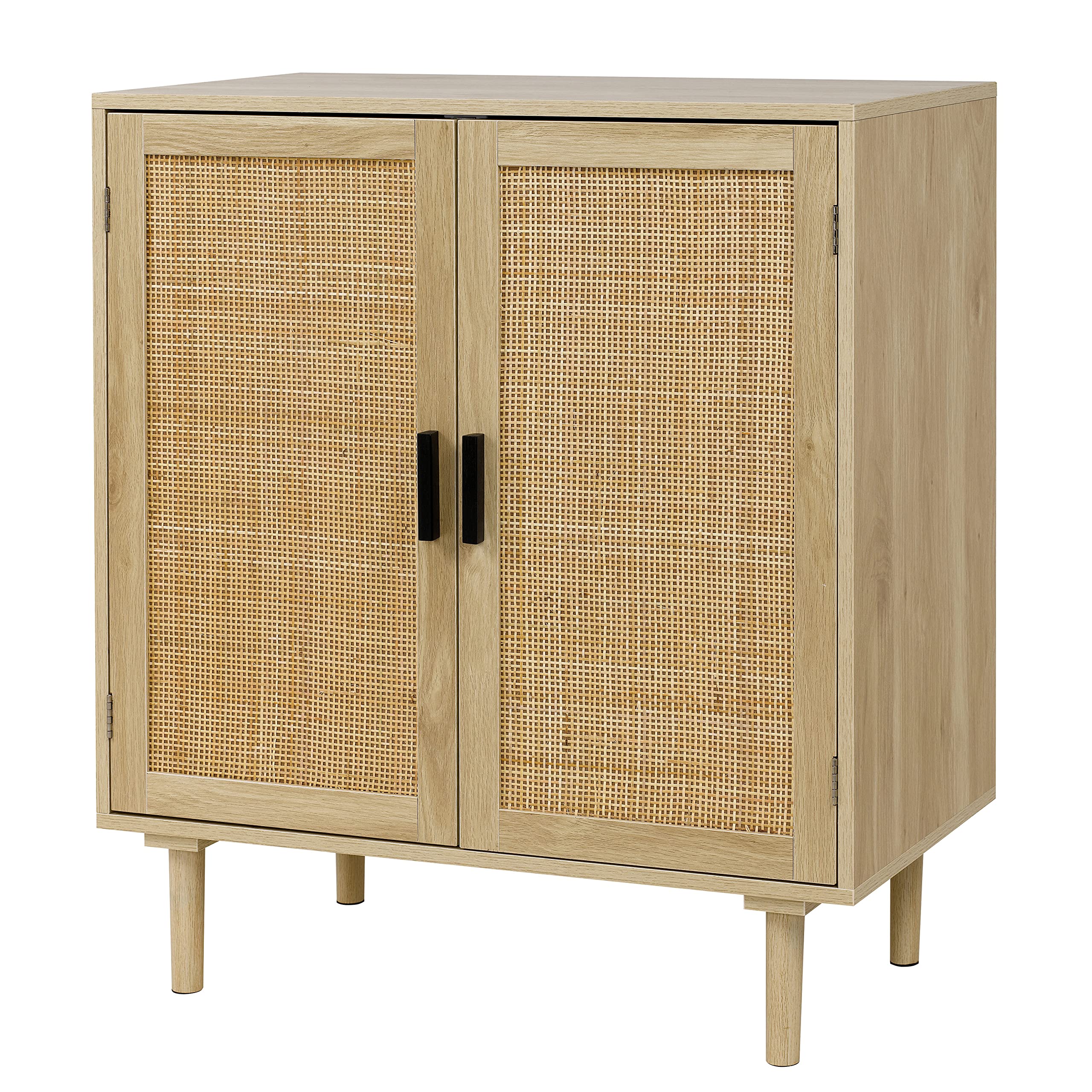 Boho-Schrank mit Rattanfronten